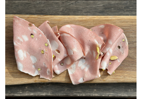 MORTADELLA WITH PISTACHIO