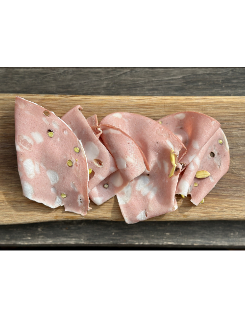 MORTADELLA WITH PISTACHIO