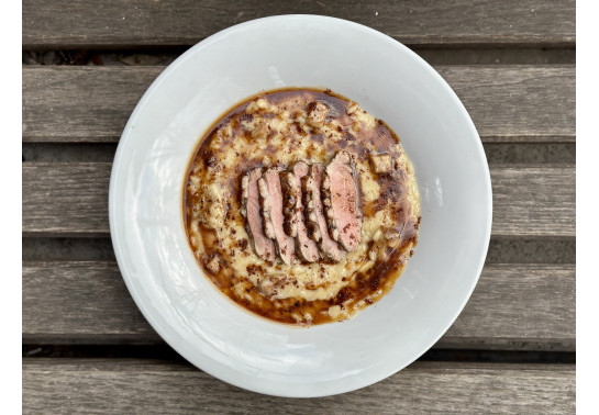 RISOTTO WITH DUCK FILLET...
