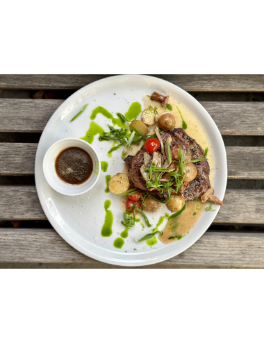 Buy STEAK RIBEYE WITH ASPARAGUS