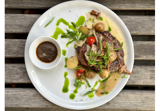 Buy STEAK RIBEYE WITH ASPARAGUS