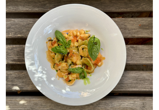 RAVIOLI WITH RICOTTA, SPINACH AND SEAFOOD