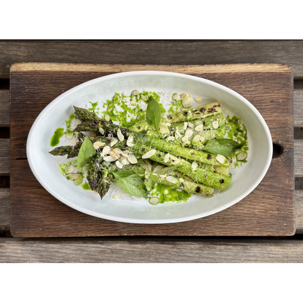 GRILLED ASPARAGUS WITH PARMESAN GRILLED ASPARAGUS WITH PARMESAN