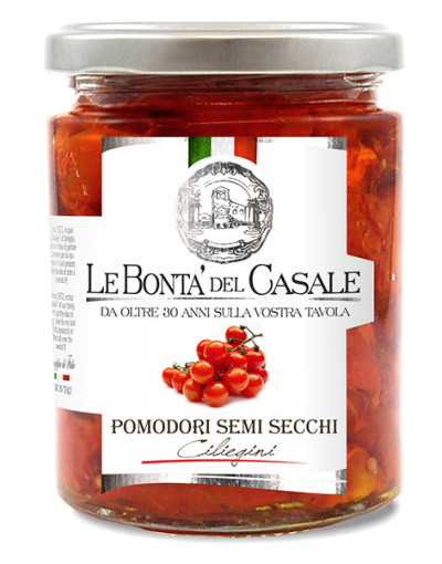 Полувяленые томаты Pomodori Semi Secchi Ciliegino