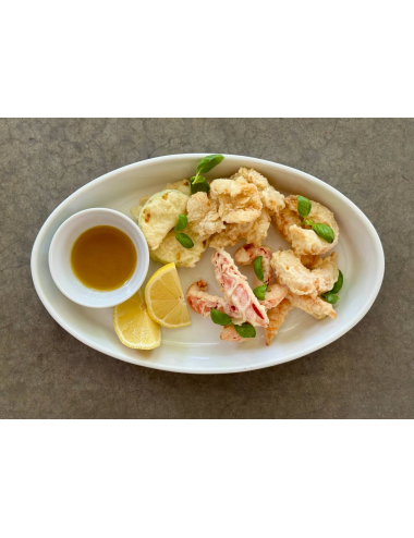 FRITTO MISTO CON FRUTTI DI MARE E ASPARAGI.   вино купити с доставкою в Українi | iнтернет магазин GIANNIVINO