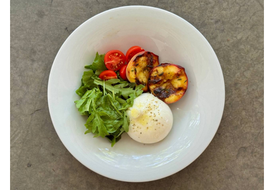 BURRATINE WITH GRILLED PEACHES