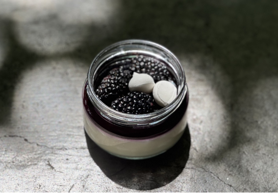 PANNA COTTA З ЛОХИНОЮ ТА БУЗИНОЮ.  вино купити с доставкою в Українi | iнтернет магазин GIANNIVINO