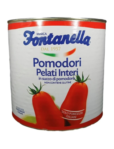 Pelati tomatoes Fontanella 3000g