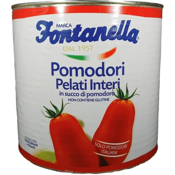 Pelati tomatoes Fontanella 3000g Pelati tomatoes Fontanella 3000g