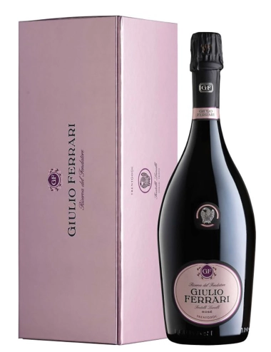 Giulio Ferrari Rose Brut. рожеве брют вино купити с доставкою в Українi | iнтернет магазин GIANNIVINO