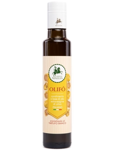 Оливковое масло Mallia OLIFO со вкусом трюфеля 0,25l.  вино купити с доставкою в Українi | iнтернет магазин GIANNIVINO