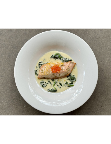 STURGEON FILLET WITH SPINACH