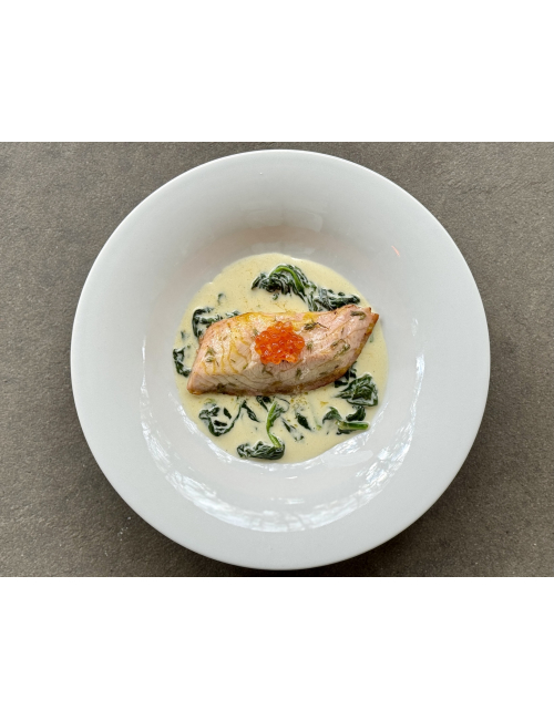 STURGEON FILLET WITH SPINACH