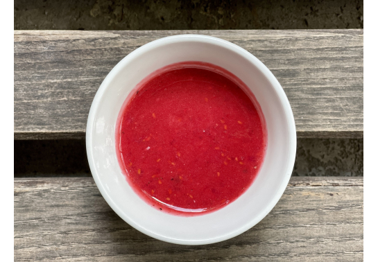 RASPBERRY SAUCE WITH SHALTON ONION