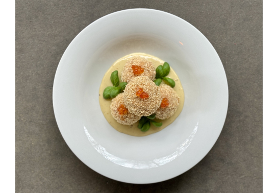 ARANCHINI WITH SEAFOOD