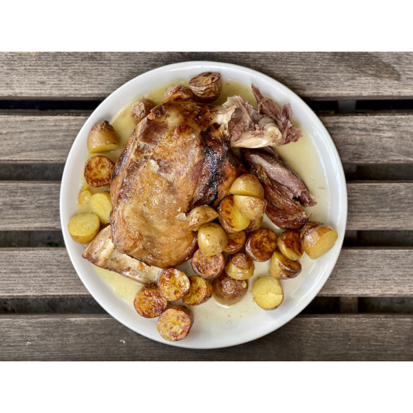 STEWED LAMB [FOR TWO, COOKING IN A WOOD-WOOD OVEN]