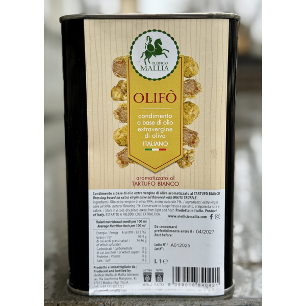 Оливкова олія зі смаком трюфелю OLIFO 1л.   вино купити с доставкою в Українi | iнтернет магазин GIANNIVINO