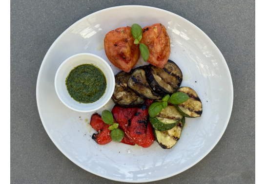 SEASONAL VEGETABLES ON THE FIRE