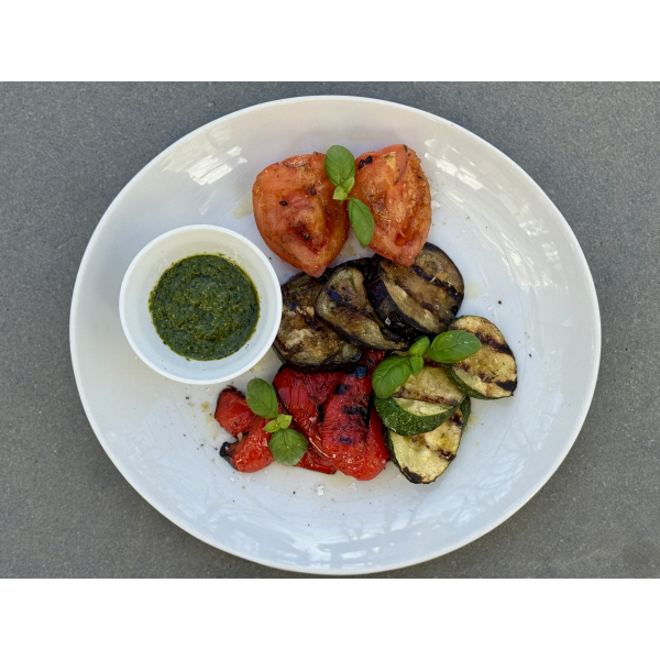 SEASONAL VEGETABLES ON THE FIRE