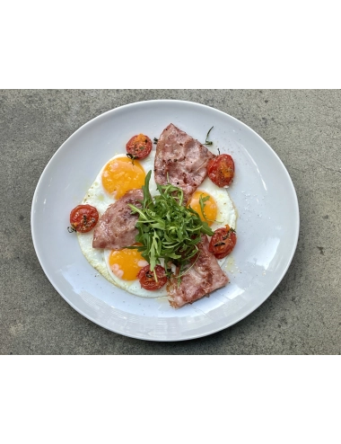 EGGS WITH SALIMA AND TOMATOES APPASIMENTO