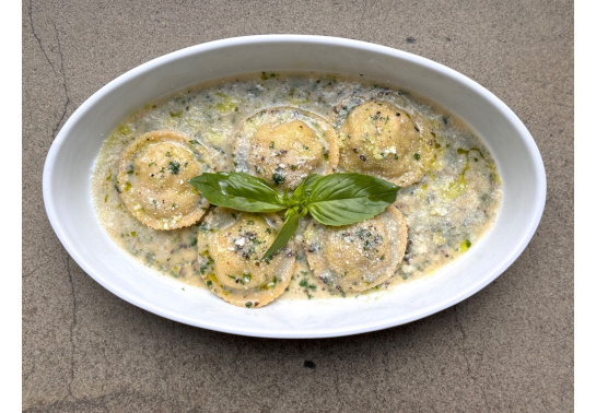 RAVIOLI WITH STURGEON