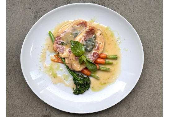 CHICKEN SALTIMBOCCA
