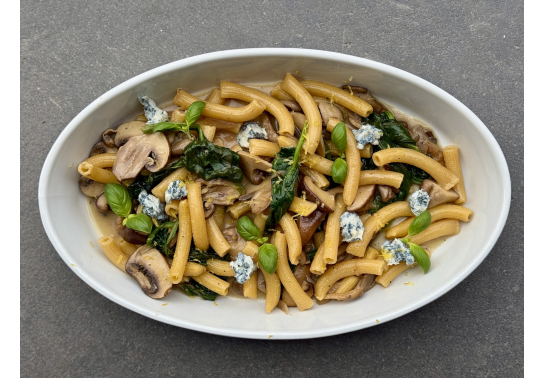 Buy TORTIGLIONI WITH MUSHROOMS AND GORGONZOLA