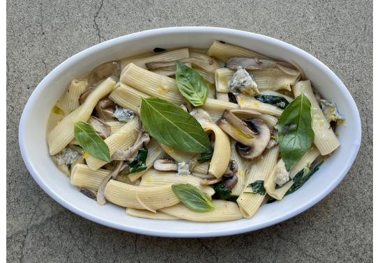 Buy TORTIGLIONI WITH MUSHROOMS AND GORGONZOLA