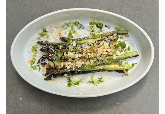 GRILLED ASPARAGUS WITH PARMESAN