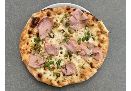 MORTADELA AND PISTACHIO PESTO