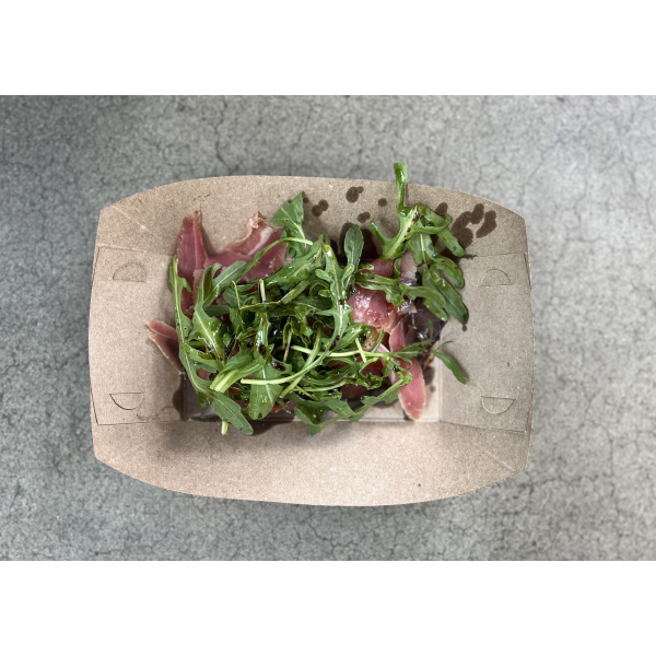 Prosciutto crudo with pear