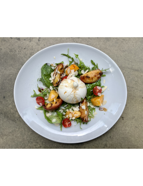 Buy BURRATA WITH BAKED PEACHES
