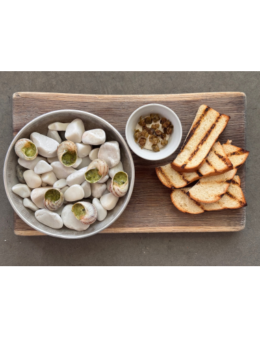 Buy BAKED SNAILS WITH GREENS AND CREAM CHEESE