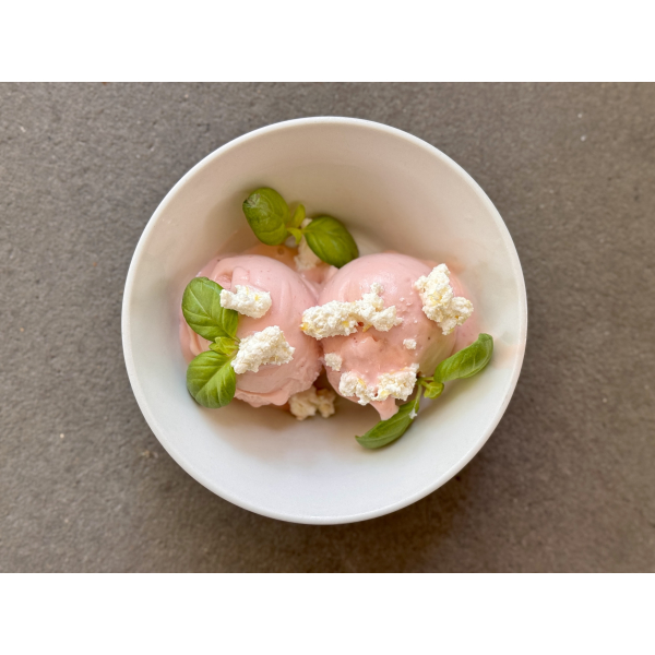Sorbet with watermelon