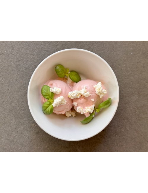 Sorbet with watermelon