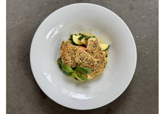 SCORFANO CON VERDURE AL VINO BIANCO