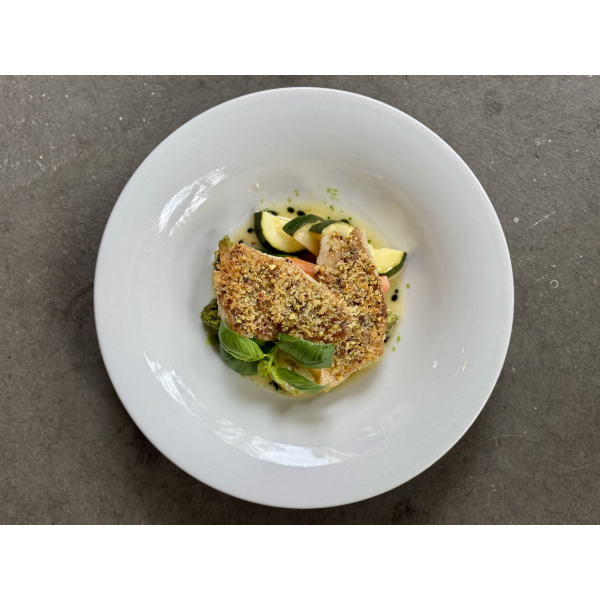 SCORFANO CON VERDURE AL VINO BIANCO