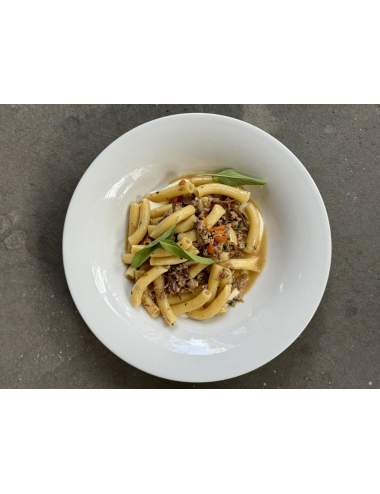 TORTIGLIONI WITH LAMB RAGU
