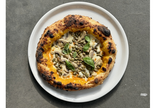 Taleggio with mushrooms
