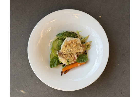 SCORFANO CON VERDURE AL VINO BIANCO