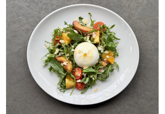 Buy BURRATA WITH BAKED PEACHES